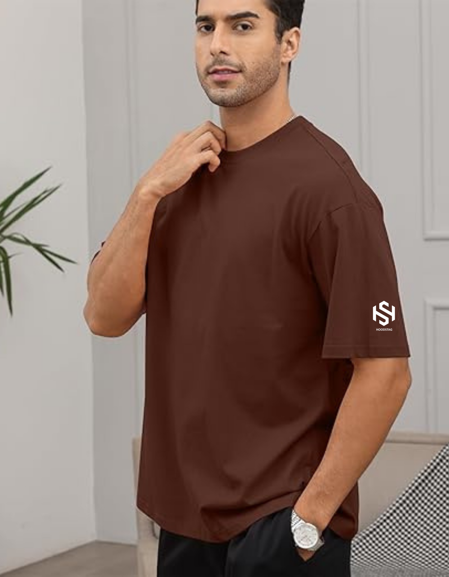 HOODSTAG- Brown